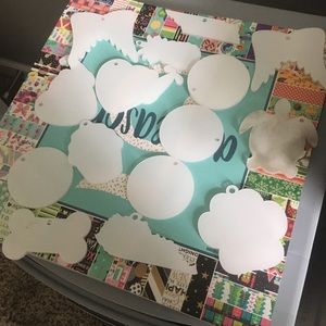 These are the blank acrylic keychains